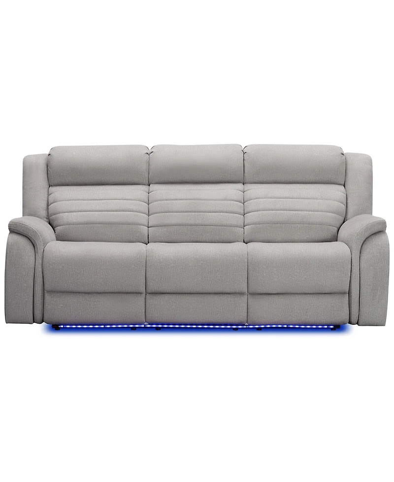 Abbyson Living 86" Power Fabric Reclining Sofa