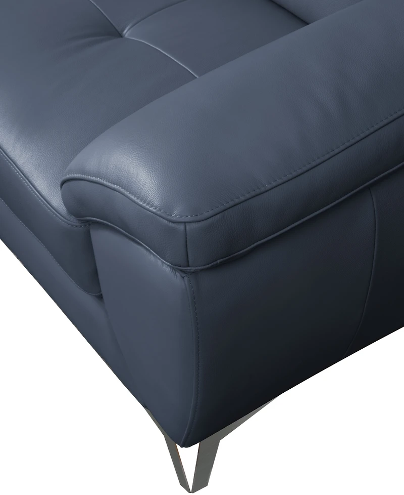 Abbyson Living 44" Top Grain Leather Chair
