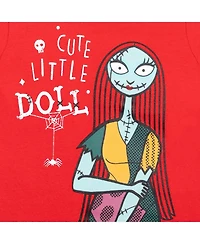 Nightmare Before Christmas Toddler Girls Disney Jack Skellington Sally 3 Pack T-Shirt
