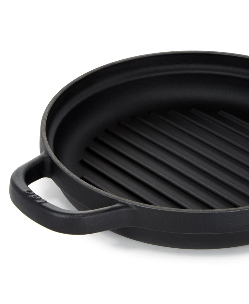 BergHOFF Graphite Enamel Cast Iron Round Grill Pan 10.25"