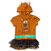 Scooby Doo Toddler Girls Cosplay T-Shirt Dress and Leggings Outfit Set