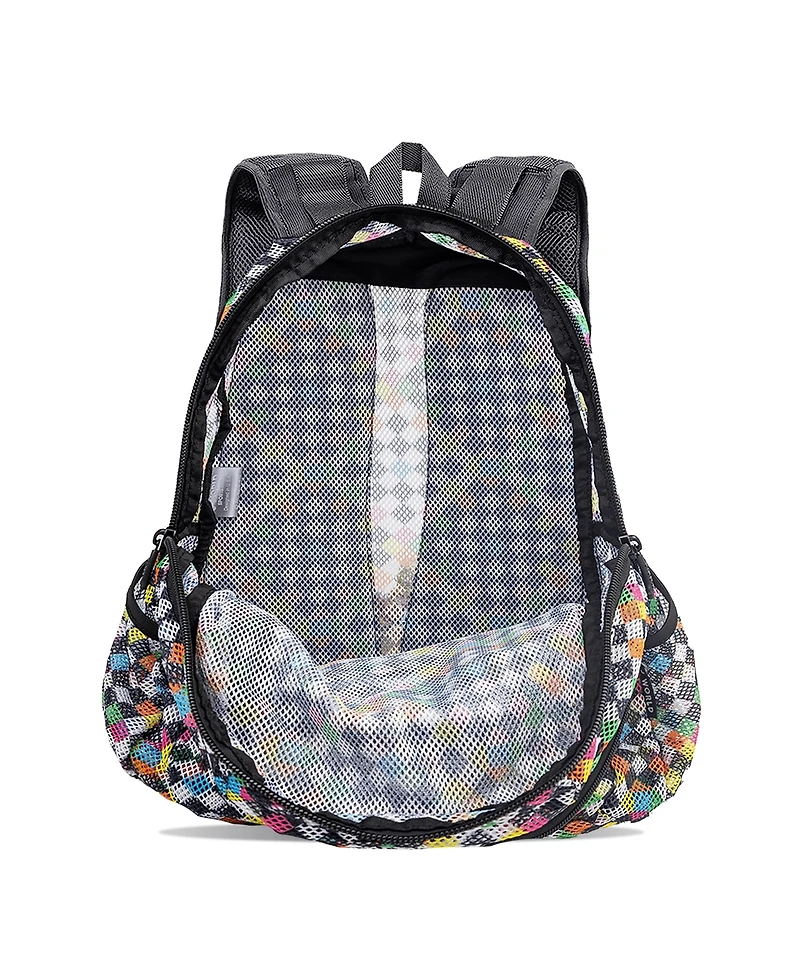 J World Mesh See-through Backpack for School