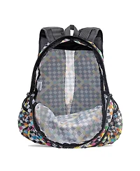 J World Mesh See-through Backpack for School