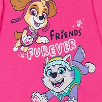 Paw Patrol Toddler Girls 2 Pack Pullover T-Shirts
