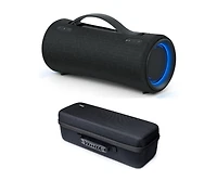 Sony Srs-XG300 X-Series Wireless Portable-Bluetooth Party-Speaker (Black) Bundle