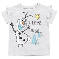 Frozen Toddler Girls 3 Pack T-Shirts