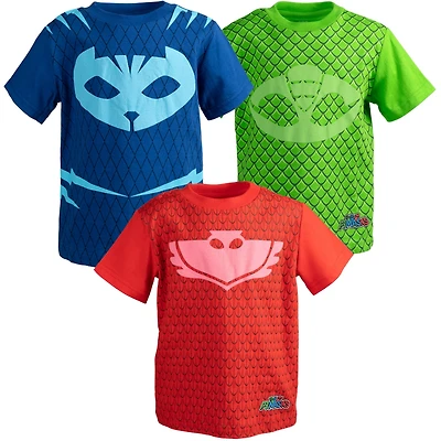 Pj Masks Toddler Boys 3 Pack T-Shirts