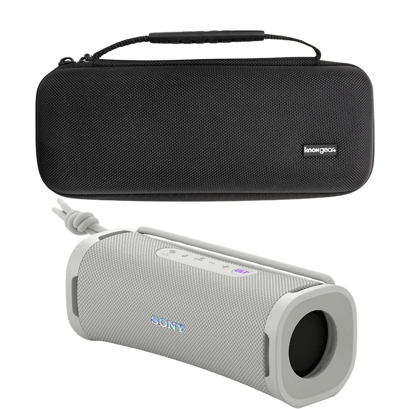Sony Ult Field series Speaker - SRSULT10/B (White) with Hardshell Travel & Protective Case bundle