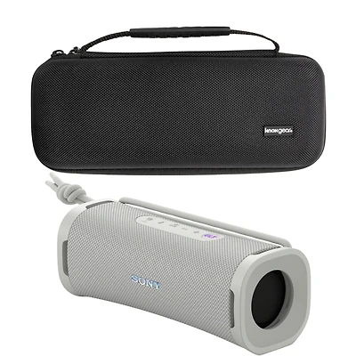 Sony Ult Field series Speaker - SRSULT10/B (White) with Hardshell Travel & Protective Case bundle