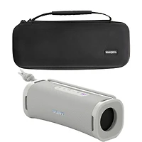 Sony Ult Field series Speaker - SRSULT10/B (White) with Hardshell Travel & Protective Case bundle