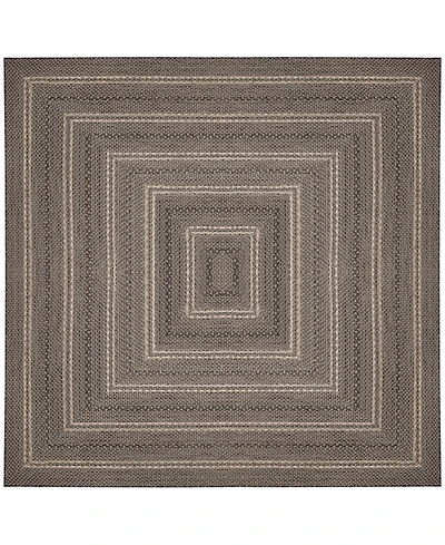 Liora Manne' Monaco Multi Border 7'10"x7'10" Square Area Rug