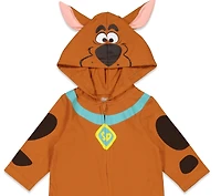 Scooby Doo Toddler Boys Scooby-Doo Zip Up Cosplay Coverall Newborn to Adult (0-6 Months - 2XL
