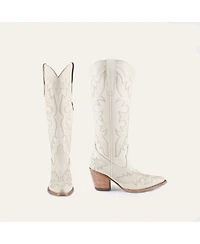Buck & Brana Samira Leather Cowgirl Boots - Chic Western Style Comfort By