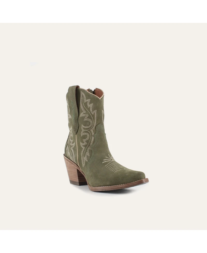 Buck & Brana Brooke Leather Cowgirl Boots - Stylish Western Footwear Comfort