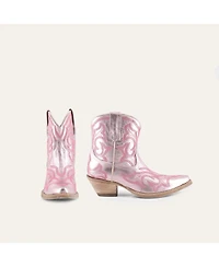 Regina Leather Cowgirl Boots - Classic Western Elegance & Comfort By Buck Brana