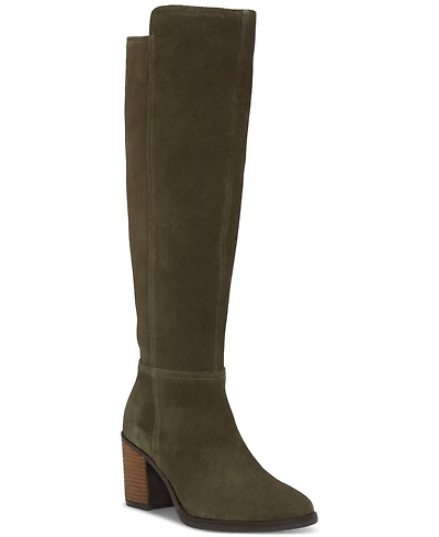 Lucky Brand Women's Bonnay Extra Wide Calf Knee-High Dress Boots
