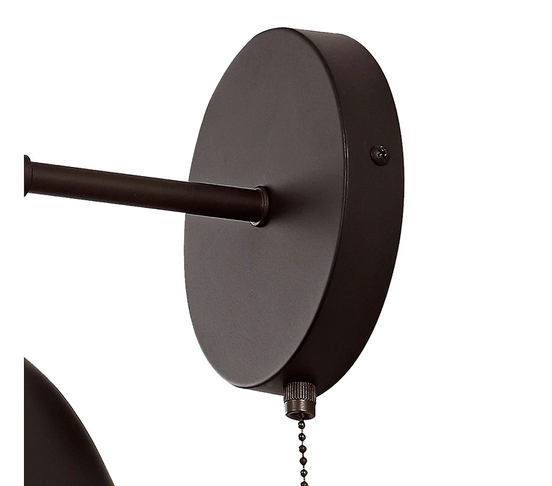 Jonathan Y Hudson Farmhouse Bohemian Iron Led Sconce (Set of 2)