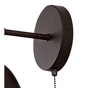 Jonathan Y Hudson Farmhouse Bohemian Iron Led Sconce (Set of 2)