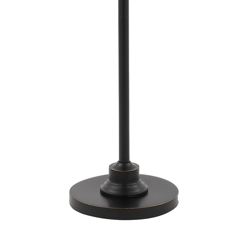 Jonathan Y Noah Modern Industrial Iron Height Adjustable Led Floor Lamp