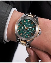 Guess Men's Multi-Function Two Tone Steel Watch 46mm