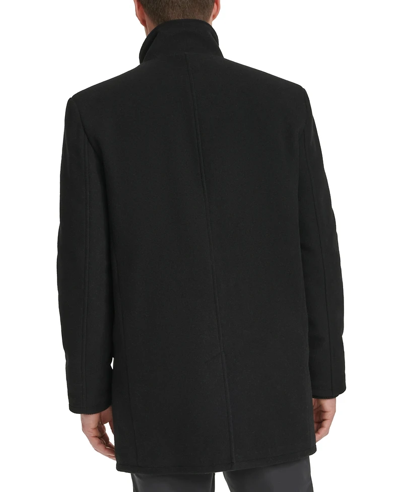 Cole Haan Men's Full-Zip Stand-Collar Car Coat