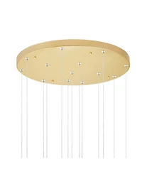 Cwi Lighting 18" Metal Andes Led Multi Light Pendant