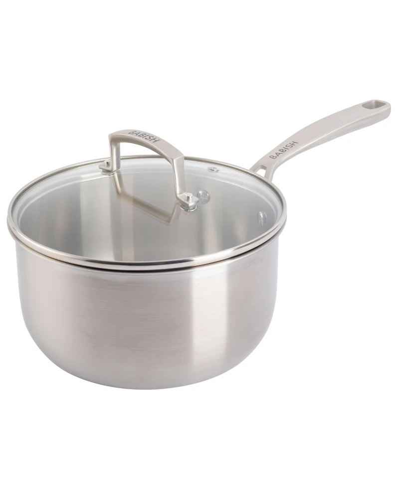Babish Stainless Steel 3.5qt Triply Professional Grade Sauce Pan