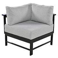 Streamdale Premium Aluminum Outdoor Sofa Set for Ultimate Comfort and Durability