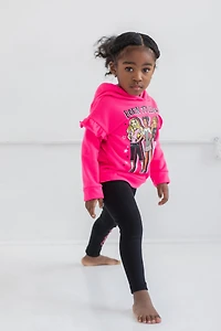 Barbie Girls Fleece Hoodie and Leggings Outfit Set