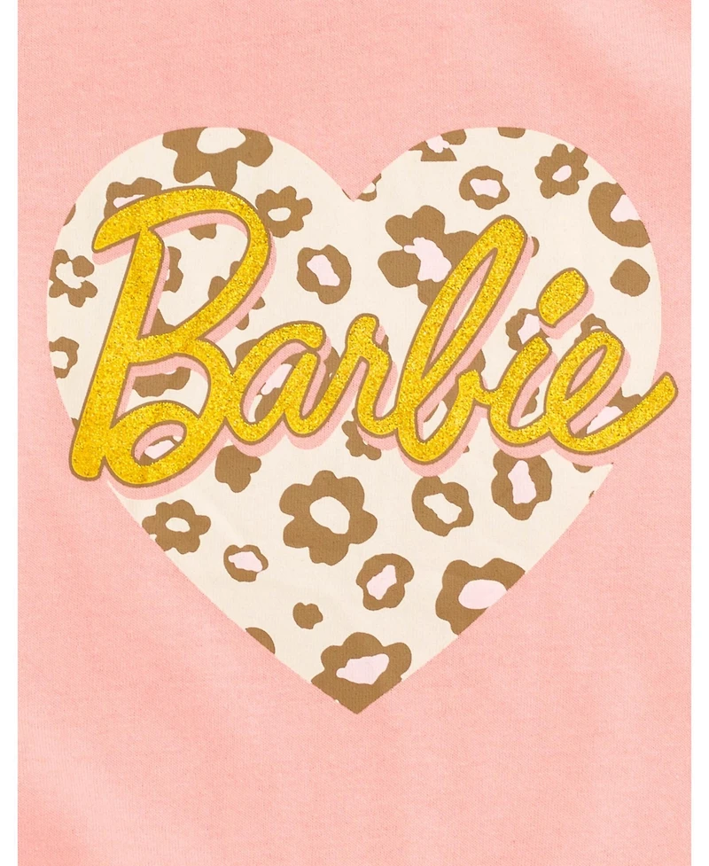 Barbie Girls T-Shirt and Leggings Outfit Set Toddler to Big Kid Sizes (2T - 14-16)