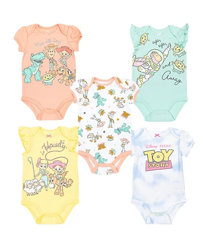 Toy Story Baby Girls Disney The Aristocats 5 Pack Bodysuits