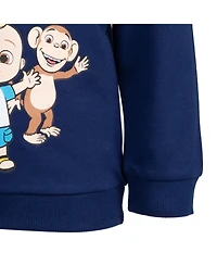 CoComelon Toddler Boys Fleece Pullover Sweatshirt and Pants Set