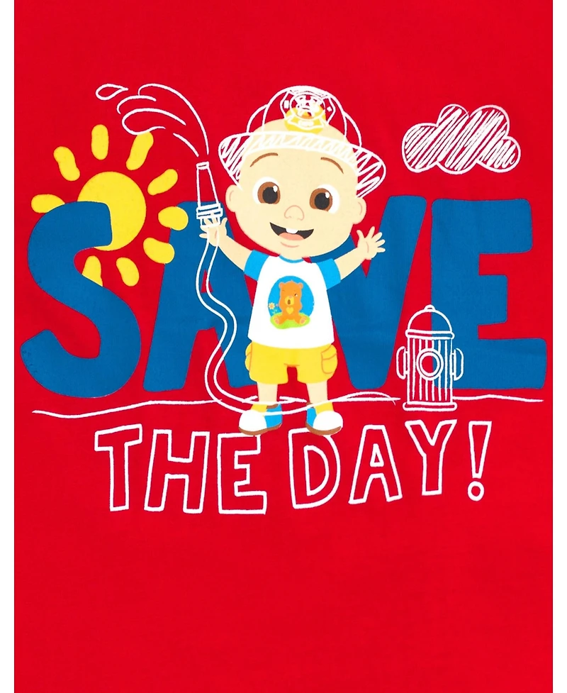 CoComelon Baby Boys Jj Cody T-Shirt and Mesh Shorts Outfit Set to