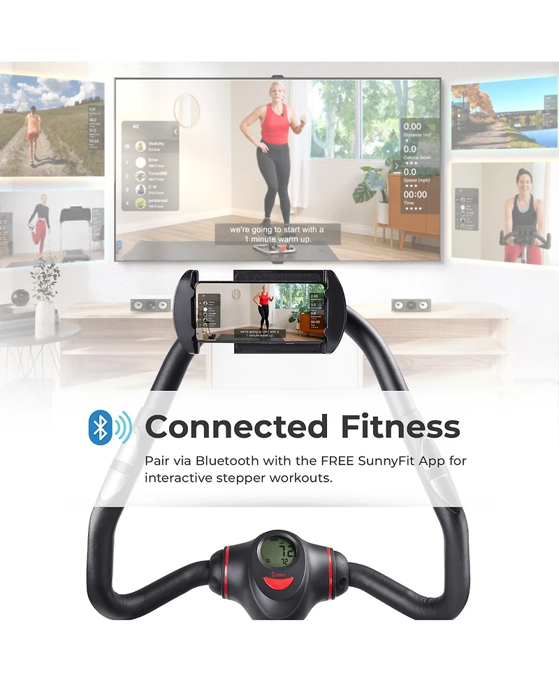 Sunny Health & Fitness Mini Stair Stepper with Handlebars - Sf-S021055