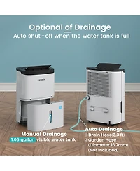 Kesnos 120 Pint Energy Star Dehumidifier for Rooms, Basement,Bathroom, Up to 5000 sq.ft