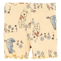 Winnie the Pooh Baby Girls Minnie Mouse Lilo & Stitch Peplum T-Shirt and Bike Shorts Outfit Set Newborn to
