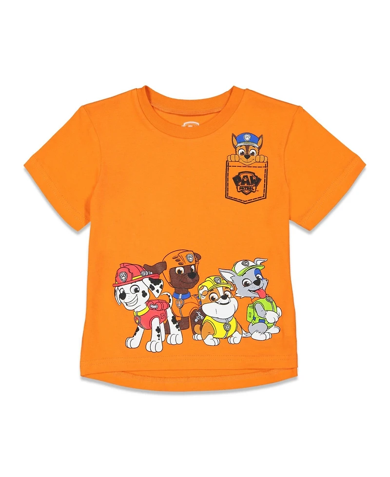Paw Patrol Toddler Boys T-Shirt and French Terry Shorts Outfit Set