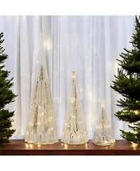 Slickblue Festive Led Trees for Brilliant Holiday Lighting (Set of 3)