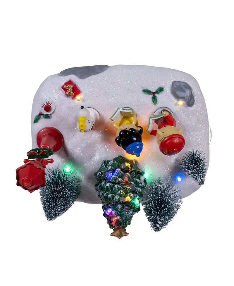 Kurt Adler Peanuts Battery-Operated Lighted Musical Carolers Table Piece