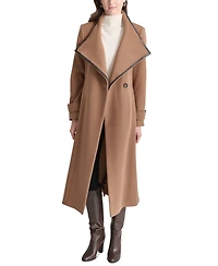 Dkny Women's Belted Wing-Collar Maxi Coat
