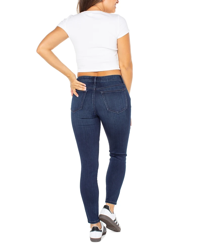 Celebrity Pink Juniors' Mid Rise Skinny Ankle Jeans