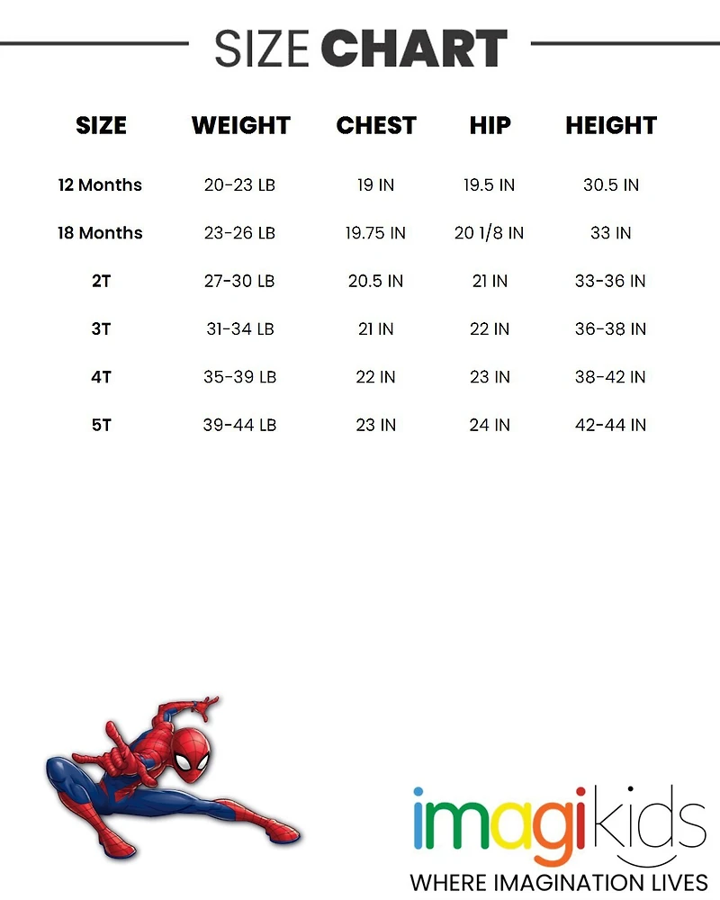 Spider-Man Baby Boys Matching Family Cosplay T-Shirt