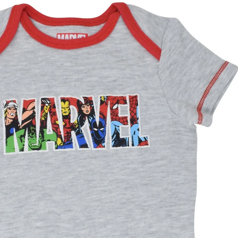 Avengers Baby Boys Spider-Man 5 Pack Bodysuits