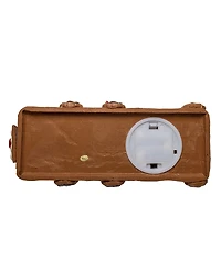 Kurt Adler 7-Inch Led Gingerbread Train with Tree Table Piece