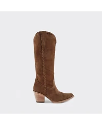 Buck & Brana Kenia Cowgirl Leather Boots - Elegant Western Footwear By