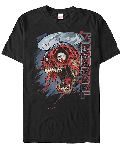 Fifth Sun Men's Headpool Head Short Sleeve T-Shirt