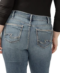 Silver Jeans Co. Plus Suki High-Rise Curvy-Fit Straight