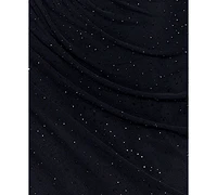 Betsy & Adam Women's Embellished Ruched Gown