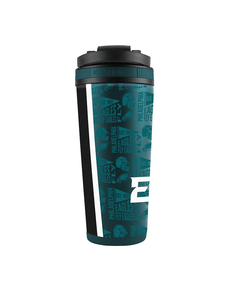 Ice Shaker Philadelphia Eagles 26oz. 4D Stainless Steel Ice Shaker Bottle