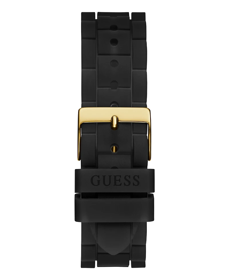 Guess Women's Multi-Function Black Silicone Watch 37mm